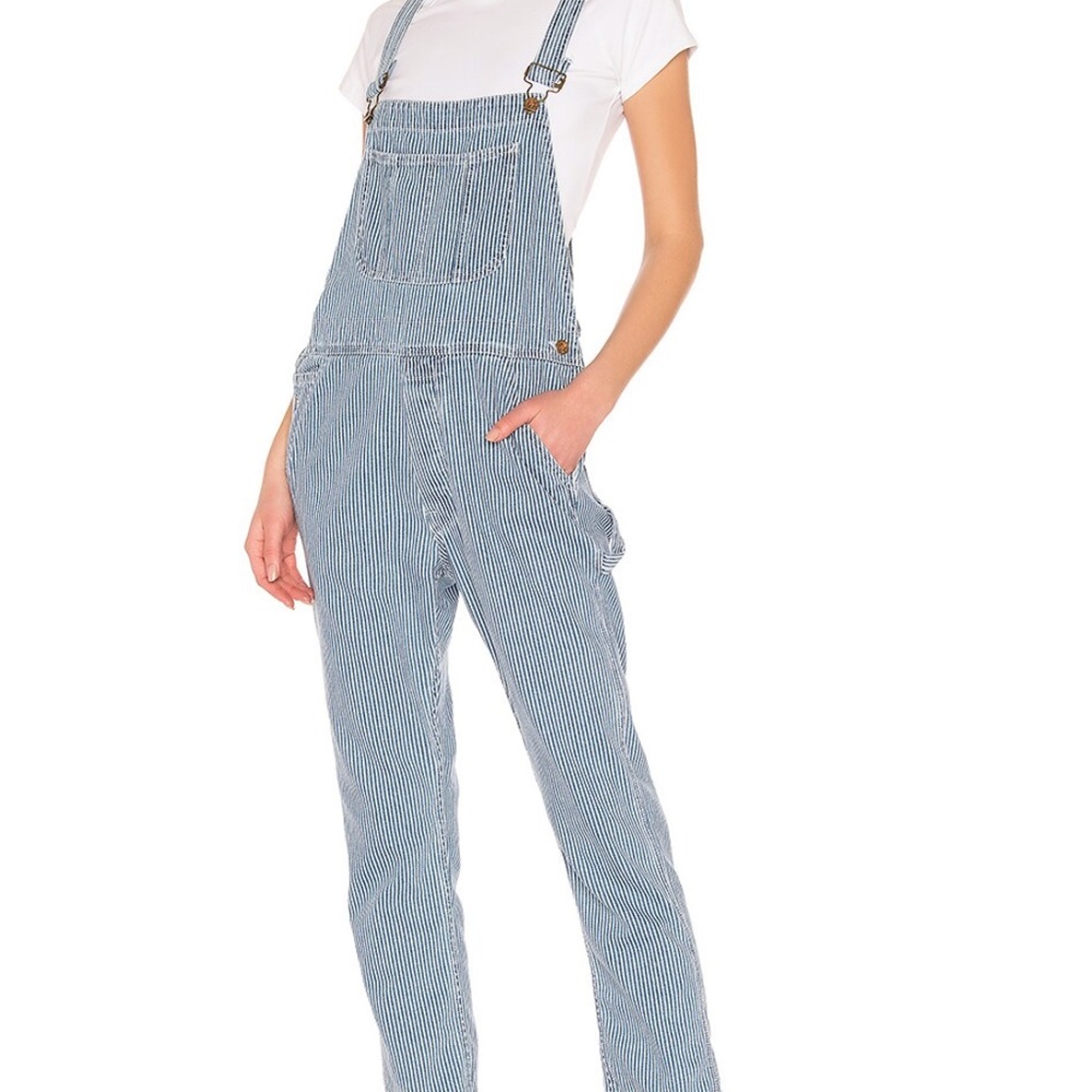 NSF Railstripe Railroad stripe Overalls Size LARGE